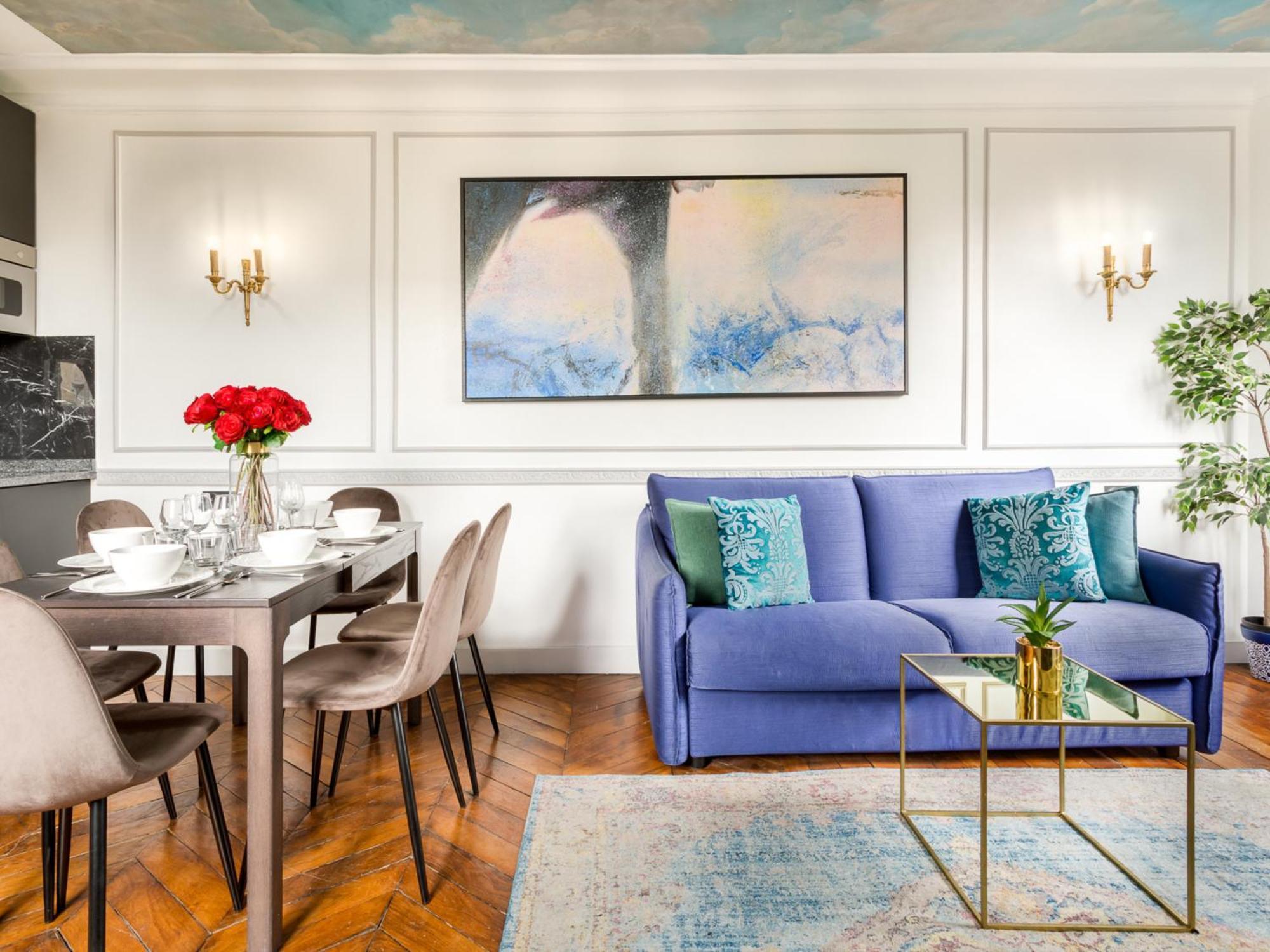 Luxury 2 Bedroom Duplex - Beautiful Monument View Appartement Paris